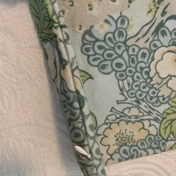 Chinoiserie Floral Lumbar Pillow Covers 12x20 - Picture 3 of 5